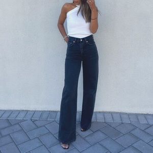 levi ribcage wide leg